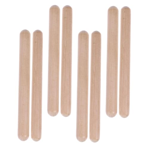 CORHAD 4 Paare Holz klangstäbe für Natürliche Rhythmus Sticks aus Robustem Hartholz Pädagogische Musikinstrumente zur Frühkindlichen und Gruppen musikspaß CORHAD 4 Paare Holz klangstäbe für Natürliche Rhythmus Sticks aus Robustem Hartholz Pädagogische Musikinstrumente zur Frühkindlichen und Gruppen musikspaß von CORHAD