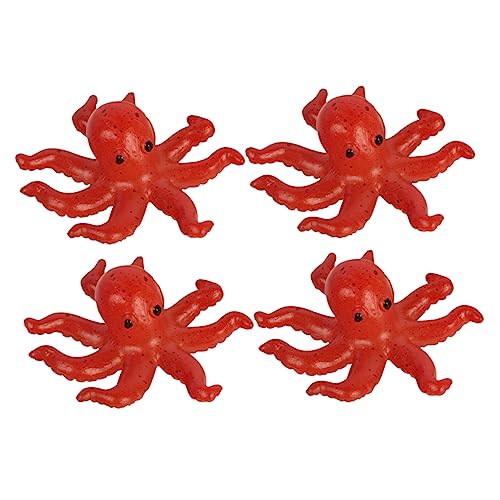 CORHAD 4 Stück Simuliertes Oktopusmodell Oktopus-Modell Oktopus-Statue Oktopus-Dekor wohnungseinrichtung wohnungsdeko Spielzeug Oktopus Wohnkultur dekoratives künstliches Meerestier PVC von CORHAD