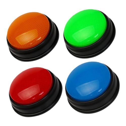 CORHAD 4 Stück Teiliges Game Buzzer mit Licht und Sound Multifunktionale Flash Bells für Interaktive Lernspiele Familien Klassenraum Quiz Fördert Teamwork und Frühe Entwicklung CORHAD 4 Stück Teiliges Game Buzzer mit Licht und Sound Multifunktionale Flash Bells für Interaktive Lernspiele Familien Klassenraum Quiz Fördert Teamwork und Frühe Entwicklung von CORHAD