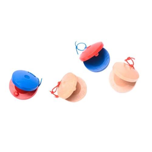 CORHAD 4 Stück Teiliges Holz Kastagnetten für Glatte Oberfläche Sicherer Klang Fördert Hand Auge koordination Musikspielzeug für Frühe Musikalische Bildung CORHAD 4 Stück Teiliges Holz Kastagnetten für Glatte Oberfläche Sicherer Klang Fördert Hand Auge koordination Musikspielzeug für Frühe Musikalische Bildung von CORHAD