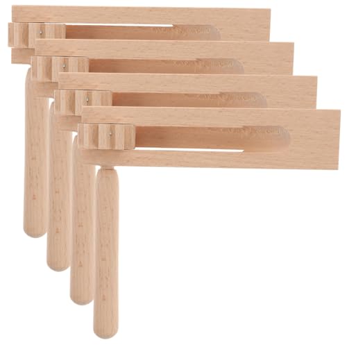 CORHAD 4 Stück Teiliges Holz Rotierende Geräuschmacher Percussion Musikinstrument für Jungen Mädchen Geschenk Holzspielzeug für Kindergeburtstag und Musikförderung CORHAD 4 Stück Teiliges Holz Rotierende Geräuschmacher Percussion Musikinstrument für Jungen Mädchen Geschenk Holzspielzeug für Kindergeburtstag und Musikförderung von CORHAD