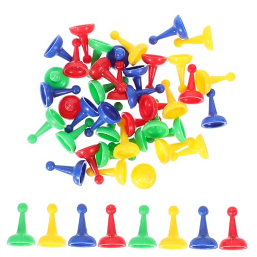 CORHAD 40 Stück Teiliges Bunte Kunststoff-schachfiguren für Brettspiele Kleine Spielfiguren mit Ergonomischem Design als Ersatzteile und Lernspielzeug für Erwachsene CORHAD 40 Stück Teiliges Bunte Kunststoff-schachfiguren für Brettspiele Kleine Spielfiguren mit Ergonomischem Design als Ersatzteile und Lernspielzeug für Erwachsene von CORHAD