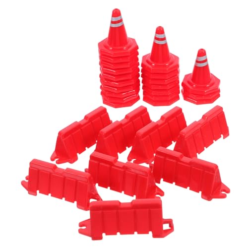 CORHAD 40 Stück Teiliges Miniatur verkehrszeichen Roten Kunststoff barrieren und Wasser sperren Detailreiche Straßensperren für Sandtische Puppenhäuser und Kreative CORHAD 40 Stück Teiliges Miniatur verkehrszeichen Roten Kunststoff barrieren und Wasser sperren Detailreiche Straßensperren für Sandtische Puppenhäuser und Kreative von CORHAD