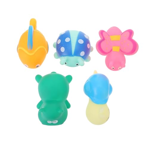 CORHAD 5 Stück Kinder Wasserspielzeug Wasserspielspielzeug Babyparty Spielzeug Badespielzeug Babybadewanne Kinder Manuelles Quetschen Sprühspielzeug Wasserspray Spielzeug von CORHAD