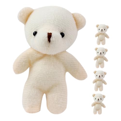 CORHAD 5 Stück Mini Bär Stofftier Weiche Bärenpuppe Hochzeitsgeschenk Oder Partyzubehör Niedliche Deko Für Und Ideal Für Und Feierlichkeiten von CORHAD