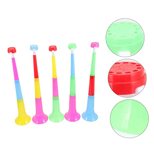 CORHAD 5 Stück Teiliges Ausziehbare Kunststoff Trompeten Trompeten für Partyhörner Requisiten für Sportveranstaltungen und Geburtstagsfeiern CORHAD 5 Stück Teiliges Ausziehbare Kunststoff Trompeten Trompeten für Partyhörner Requisiten für Sportveranstaltungen und Geburtstagsfeiern von CORHAD