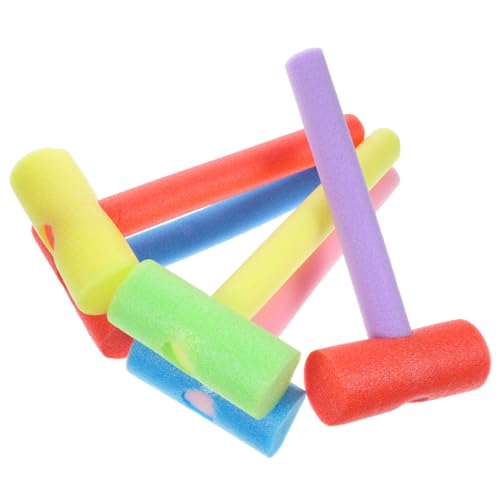 CORHAD 5 Teiliges Schaumstoffhammer Spielzeug Mini Schaumhammer Hammerspielzeug Für Kinder Lernspielzeug Hammerpflock Spielzeug Spielzeug Für Babys Hämmern Lernspielzeug von CORHAD