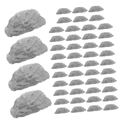 CORHAD 50 Stück Miniatur Dekorative Landschaftssteine Kunststoff Ornamentale Steine für Sandtisch Diorama Modellbahn Gartenbeleuchtung CORHAD 50 Stück Miniatur Dekorative Landschaftssteine Kunststoff Ornamentale Steine für Sandtisch Diorama Modellbahn Gartenbeleuchtung von CORHAD