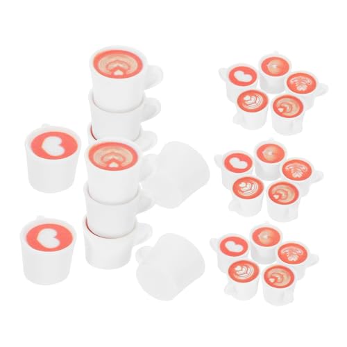 CORHAD 50 Stück Teiliges Miniatur Küchenzubehör aus Robustem Harz Kleine Kaffeetassen für Puppenhaus Kreative Dekoration und DIY Bastelsets Leicht und Detailreich für Mikro Küche und CORHAD 50 Stück Teiliges Miniatur Küchenzubehör aus Robustem Harz Kleine Kaffeetassen für Puppenhaus Kreative Dekoration und DIY Bastelsets Leicht und Detailreich für Mikro Küche und von CORHAD