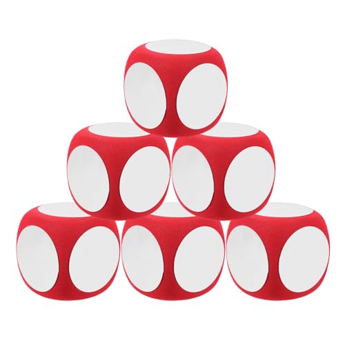 CORHAD 6 Stück Große Schaumstoff Würfel zum Beschreiben und Zeichnen Wiederbeschreibbare DIY Würfel für Spiele Party Unterricht Leicht Tragbar Vielseitig Einsetzbar CORHAD 6 Stück Große Schaumstoff Würfel zum Beschreiben und Zeichnen Wiederbeschreibbare DIY Würfel für Spiele Party Unterricht Leicht Tragbar Vielseitig Einsetzbar von CORHAD