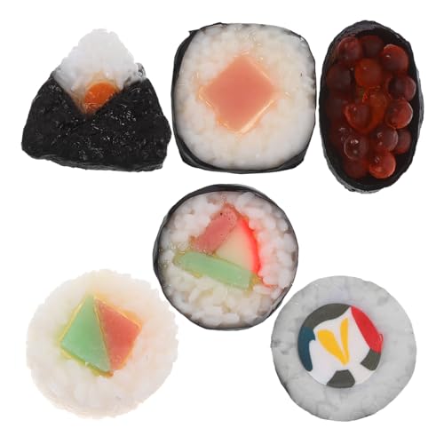 CORHAD Miniatur-PVC-Sushi-Gefälschte Lebensmittel für Wohnkultur Sammler realistische japanische Spielküche Zubehör von CORHAD