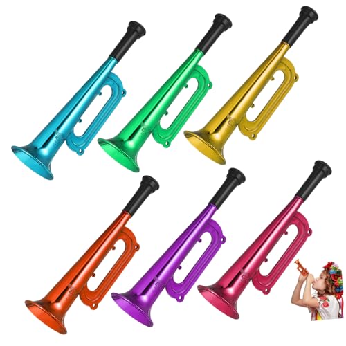 CORHAD 6 Stück Teiliges Buntes Kunststoff Trompeten Leicht und Tragbar Partyspielzeug für Fußballfans Schulfeiern Weihnachten und Festliche Anlässe CORHAD 6 Stück Teiliges Buntes Kunststoff Trompeten Leicht und Tragbar Partyspielzeug für Fußballfans Schulfeiern Weihnachten und Festliche Anlässe von CORHAD
