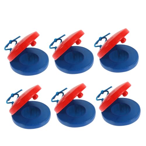 CORHAD 6 Stück Teiliges Holz Kastagnetten Percussion Musikförderung Pädagogisches Orff Instrument für Kindergarten und Musikalische Früherziehung Jungen Mädchen CORHAD 6 Stück Teiliges Holz Kastagnetten Percussion Musikförderung Pädagogisches Orff Instrument für Kindergarten und Musikalische Früherziehung Jungen Mädchen von CORHAD