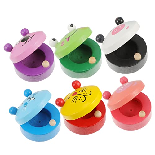 CORHAD 6 Stück Teiliges Holz rhythmusspielzeug für Jahre Pädagogisches Orff Instrument Bunte Cartoon Designs Fördert Musikalische Früherziehung und Motorische Fähigkeiten CORHAD 6 Stück Teiliges Holz rhythmusspielzeug für Jahre Pädagogisches Orff Instrument Bunte Cartoon Designs Fördert Musikalische Früherziehung und Motorische Fähigkeiten von CORHAD