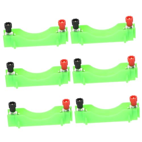 CORHAD 6St Batteriefach Batterien d Physiklabor Batteriehalter Experimentierkasten für elektrische Batterien Studentin The Student Physik Batteriehalter EIN Batteriehalter Kupfer Green von CORHAD