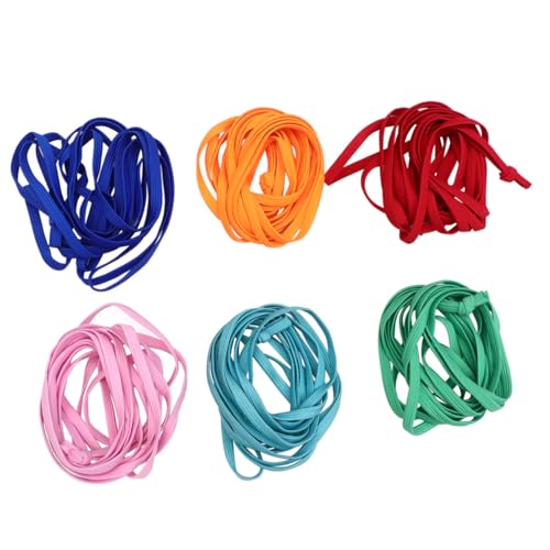 CORHAD 6St elastische Seile sportgeräte Sport geräte sprungtuch gummizugband Hüpfspielzeug für Mädchen Fitness-Springseil Springseil für Kinder Kinder-Springseil Seilspringen für Kinder von CORHAD