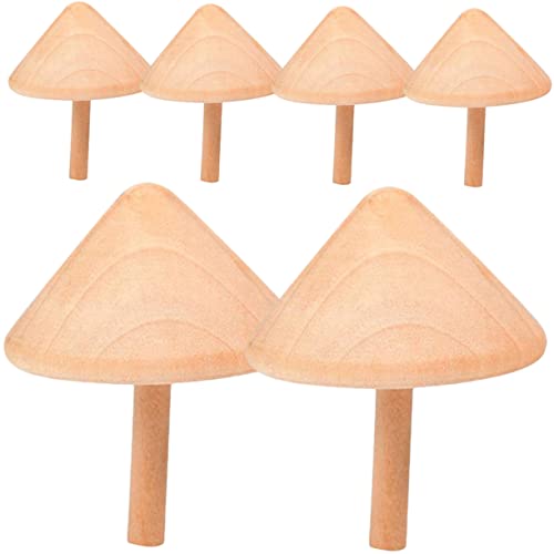 CORHAD 6St hölzerner Kreisel Lernspielzeug fliegendes Spielzeug Kinder spielset kinderspielzeug Kinder bastelset Kid Toys Gyroskop Spielzeuge Holzkreisel für Kinder Spielzeug aus Holz von CORHAD