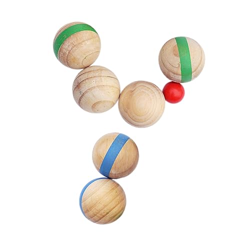 CORHAD 7st Schalen Aus Massivholz Indoor-spielset Spielzeug Für Draußen Outdoor-spielset Kinder Lustige Bälle Rollende Bälle Outdoor-sportbälle Bälle Spielzeug Spielset Für Kinder von CORHAD