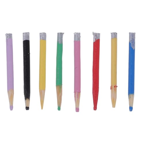 CORHAD 8 Stück Puppenhaus Miniatur Bunte Bleistifte Lebensechte Dekoration Zubehör Geeignet für DIY Landschaften und Puppenhausgestaltung CORHAD 8 Stück Puppenhaus Miniatur Bunte Bleistifte Lebensechte Dekoration Zubehör Geeignet für DIY Landschaften und Puppenhausgestaltung von CORHAD