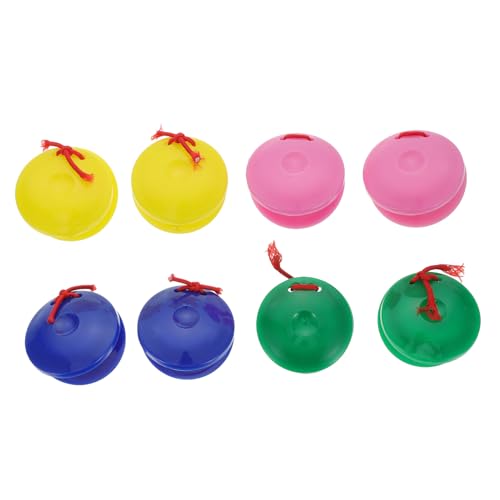 CORHAD 8 Stück Teiliges Fingerkastagnetten aus Sicherem Kunststoff Bunte Percussion spielzeuge für Musikalische Früherziehung Glatte Kanten Einfacher Klang für Musikinteressierte CORHAD 8 Stück Teiliges Fingerkastagnetten aus Sicherem Kunststoff Bunte Percussion spielzeuge für Musikalische Früherziehung Glatte Kanten Einfacher Klang für Musikinteressierte von CORHAD