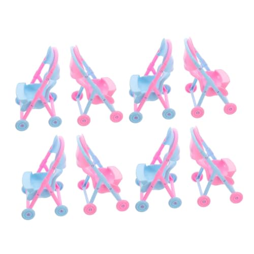 CORHAD 8 Stück Teiliges Mini Puppenwagen Realistische Kunststoff-puppenwagen für Leicht und Langlebig Detailgetreu Gefaltet für Rollenspiele Drinnen und Draußen CORHAD 8 Stück Teiliges Mini Puppenwagen Realistische Kunststoff-puppenwagen für Leicht und Langlebig Detailgetreu Gefaltet für Rollenspiele Drinnen und Draußen von CORHAD
