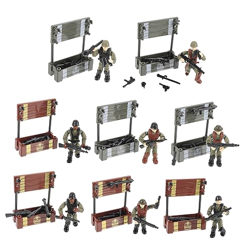 CORHAD 8st Flexible Actionfigur Soldatenmodell Spielzeug Für Soldaten Weltkrieg Soldaten Spielzeug Mini-Soldaten-Figuren Actionfiguren Mini-soldatenfiguren Soldat Spielset Plastik von CORHAD