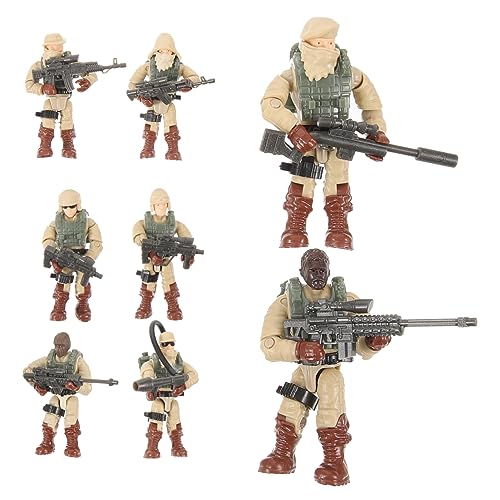 CORHAD 8st Menschen Am Sandtisch Soldaten-actionfiguren Sandtisch Miniaturmenschen Spielset Spielzeug Sandtisch Menschen Modell Winzige Soldatenmodelle Mini-People-Modelle Plastik von CORHAD