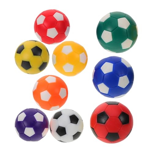 CORHAD 9St Kicker Zubehör Mini-Fußball Ersatzbälle für Tischfußball Fußball-Spielball Tischfußballball Set Tischfußball Zubehör Fußball für Erwachsene Tischspiel Fußbälle Plastik von CORHAD