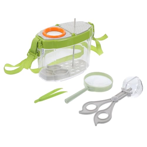 CORHAD Beobachtungsbox mit Lupenglas Pinzette Insektenklammer und Fütterungsmatte Transparentes Outdoor Entdeckerspielzeug für Naturerkundung und Wissenschaftliche Experimente CORHAD Beobachtungsbox mit Lupenglas Pinzette Insektenklammer und Fütterungsmatte Transparentes Outdoor Entdeckerspielzeug für Naturerkundung und Wissenschaftliche Experimente von CORHAD