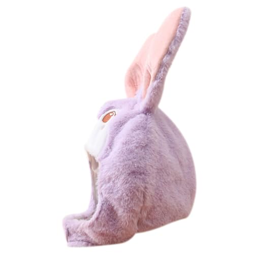 CORHAD Bunny Hat üsch Hasen Hut Mit Ohren Vollkopf Kopfbedeckung Lustiges Foto Requisit Für Ostern Kostü Party Hut von CORHAD