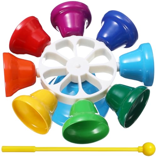 CORHAD Bunte Musik Handglocke für Rotierendes Rhythmusspielzeug zur Frühkindlichen Pädagogisches Glockenspiel für Jungen und Mädchen Spielerisches Gehirntraining und Motorische CORHAD Bunte Musik Handglocke für Rotierendes Rhythmusspielzeug zur Frühkindlichen Pädagogisches Glockenspiel für Jungen und Mädchen Spielerisches Gehirntraining und Motorische von CORHAD