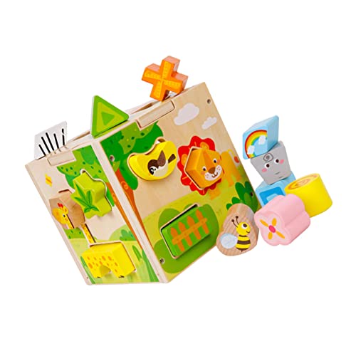 CORHAD Cartoon-Intelligenz Box Lernspielzeug für Kinder Puzzle-Spielzeug The Learning Game Kleinkind Spielzeug holzspielsachen interessantes Spielzeug passendes Spielzeug hölzern Green von CORHAD