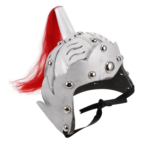 CORHAD Chinesischer Allgemeiner Helm, Alter Ritter, Soldat, Kostüm, Helm, Krieger, Kostüm, Hut Mit Verstellbarem Kinnriemen, Halloween-cosplay-requisite von CORHAD