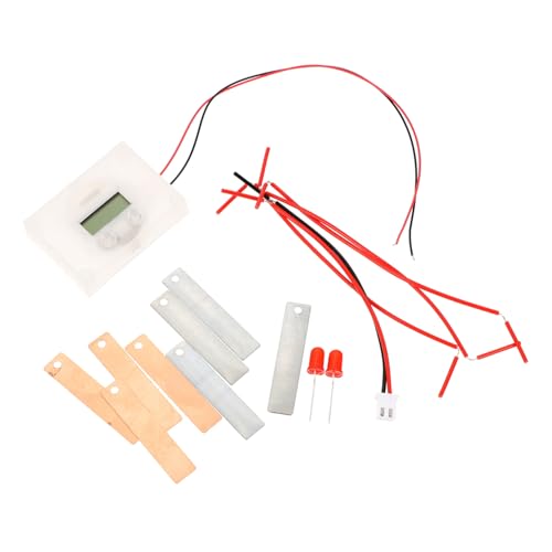 CORHAD DIY Fruchtbatterie Experimentierkasten für Schüler mit Kartoffeluhr Kreatives Wissenschaftsspielzeug zur Stromerzeugung aus Obst Pädagogisch Handlungsorientiert für Schule und CORHAD DIY Fruchtbatterie Experimentierkasten für Schüler mit Kartoffeluhr Kreatives Wissenschaftsspielzeug zur Stromerzeugung aus Obst Pädagogisch Handlungsorientiert für Schule und von CORHAD