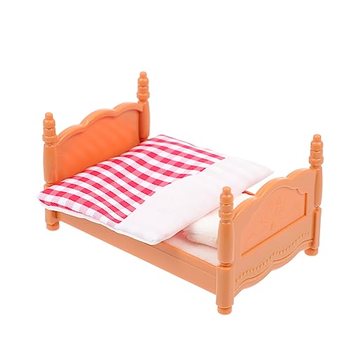 CORHAD DIY Mini öbel Set Mini Bett Modell Für Puppenhaus Dekoration Schlafzimmer Szene Miniatur öbel Für Kreative Raumgestaltung Und Spielzeugadornment von CORHAD