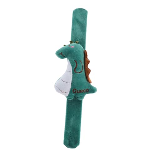 CORHAD Dinosaurier-armband Stofftier-armband Tier-slap-band Tierschnapparmbänder Plüsch-schnapparmbänder Tierschlagarmbänder Spielzeug Gastgeschenke Bänder Mit Tiermuster Green Legierung von CORHAD