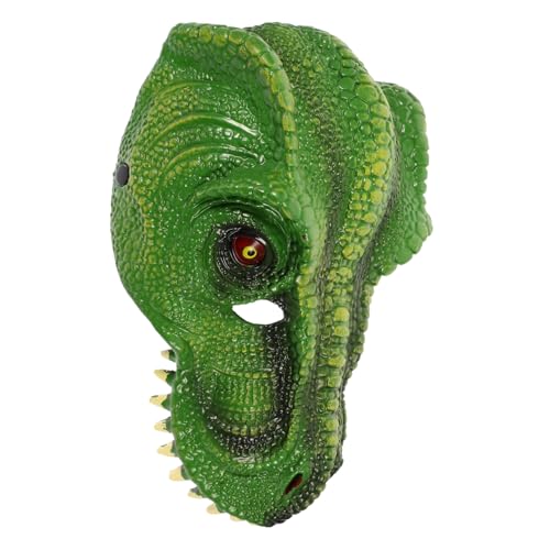 CORHAD Dinosaurierförmige Maske Für Halloween Und Karneval Gruselige Tierkopfbedeckung Für Cosplay Partys Und Kostüme Ideal Requisite Für Und Erwachsene von CORHAD