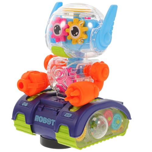 CORHAD Elektrischer Zahnrad Roboter Lichteffekten und Musik Interaktives Lernspielzeug Robustes Transparentes Material Partygeschenk für Jungen und Mädchen Zufällige Zufällige Farbe CORHAD Elektrischer Zahnrad Roboter Lichteffekten und Musik Interaktives Lernspielzeug Robustes Transparentes Material Partygeschenk für Jungen und Mädchen Zufällige Zufällige Farbe von CORHAD