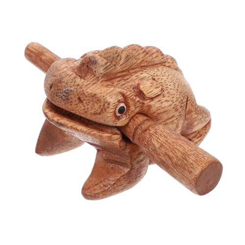 CORHAD Froschförmiges Holzschlaginstrument Percussion Musikinstrument für Musikalische Früherziehung Konzentration und Feinmotorik CORHAD Froschförmiges Holzschlaginstrument Percussion Musikinstrument für Musikalische Früherziehung Konzentration und Feinmotorik von CORHAD