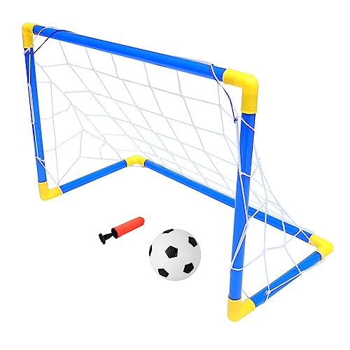 CORHAD Fußballtor Fußballnetz Fußballspielzeug für Kinder Fußball-Trainingszubehör Kinderfußball draußen Kinderspielzeug Fußballtüren Sportspielzeug PVC-Kartenkopf von CORHAD