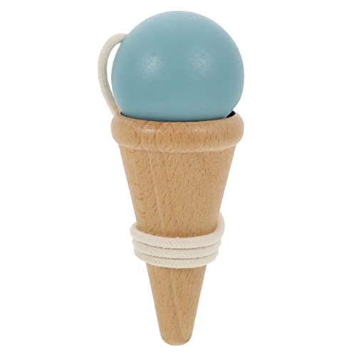 CORHAD Geschicklichkeitsball Neuheit Bälle Spielzeug lustiges Kendama-Spielzeug Ballspielzeug interagieren Kinder holzspielzeug jucarii pentru copii Kinderaccessoire lustige Kendama Blue von CORHAD