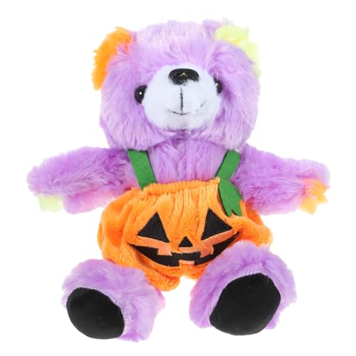 CORHAD Halloween Stofftier Bär Plüschpuppe Kürbis Stoffbär Spielzeug Stoffbär Ornament Für Feiertage von CORHAD