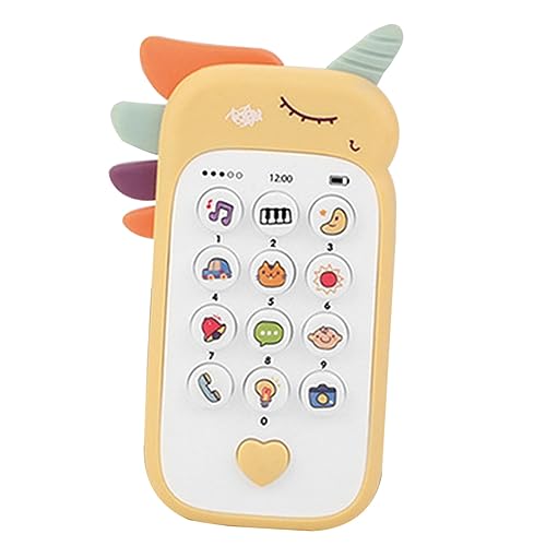 CORHAD Handy für Kinder Telefone für Kinder Spielset für Kleinkinder Spielzeug Kinderspielzeug Kinder Handy kinderhandy Babyphone Spielen Telefon für Plastik Yellow von CORHAD