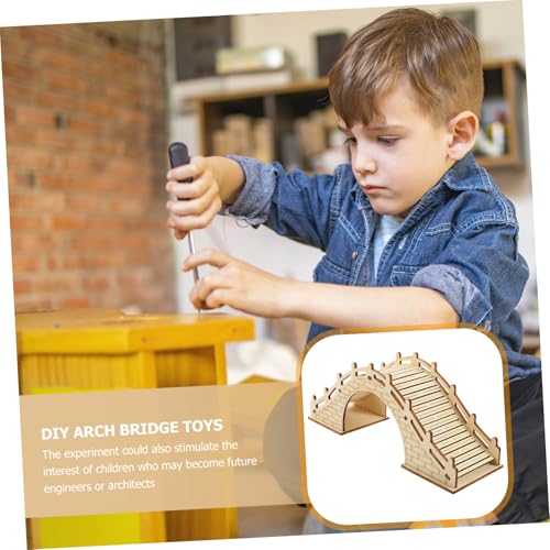 CORHAD Holz Arch Brücke DIY Bastelset Kinderpädagogisches Lernspielzeug Handarbeit Holzbauset Handmotorik Wissenschaftsspielzeug für Mädchen Jungen Ab Jahren CORHAD Holz Arch Brücke DIY Bastelset Kinderpädagogisches Lernspielzeug Handarbeit Holzbauset Handmotorik Wissenschaftsspielzeug für Mädchen Jungen Ab Jahren von CORHAD