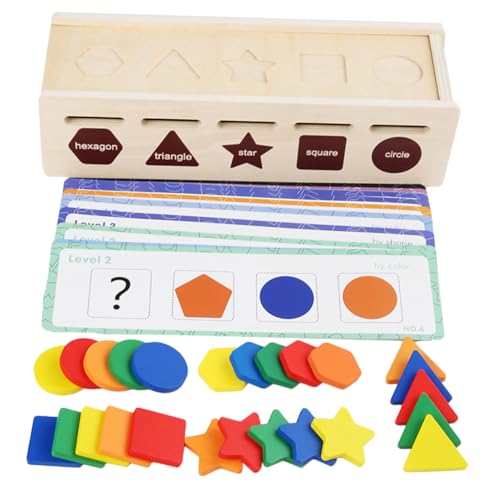 CORHAD Holz Lernspielzeug für Feinmotorik Fördern Farb Formenerkennung Pädagogisches Montessori Ab Jahr Sicheres Sortierspielzeug für Kleinkinder CORHAD Holz Lernspielzeug für Feinmotorik Fördern Farb Formenerkennung Pädagogisches Montessori Ab Jahr Sicheres Sortierspielzeug für Kleinkinder von CORHAD