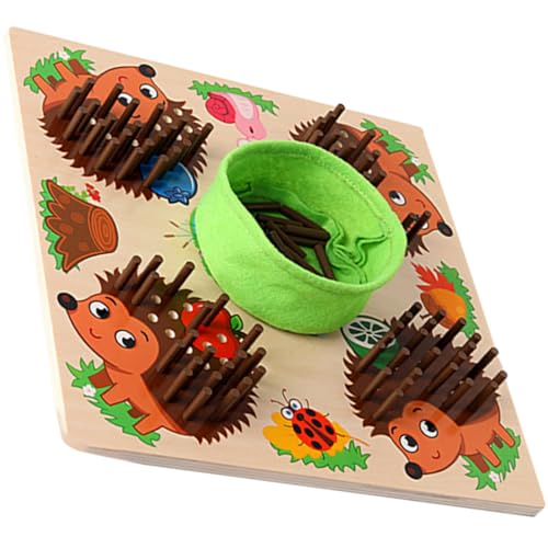 CORHAD Holz Steckspielzeug Igel Form Montessori Sensorikspielzeug für Ab Jahr zur Feinmotorik Konzentration und Kognitive Entwicklung Lernspielzeug aus Langlebigem Geruchlosem Holz CORHAD Holz Steckspielzeug Igel Form Montessori Sensorikspielzeug für Ab Jahr zur Feinmotorik Konzentration und Kognitive Entwicklung Lernspielzeug aus Langlebigem Geruchlosem Holz von CORHAD