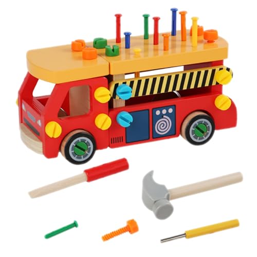 CORHAD Holz Werkzeugset für Pädagogisches Lernspielzeug Stabiles Teiliges Schrauben und Montage Set Fördert Feinmotorik Problemlösung und Kognitive Entwicklung Gestaltet Sicher für CORHAD Holz Werkzeugset für Pädagogisches Lernspielzeug Stabiles Teiliges Schrauben und Montage Set Fördert Feinmotorik Problemlösung und Kognitive Entwicklung Gestaltet Sicher für von CORHAD