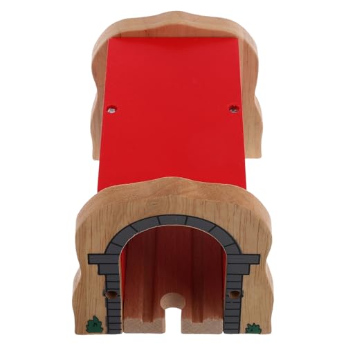CORHAD Holzeisenbahn Tunnel aus Holz Langlebiges Zugzubehör Kreatives DIY für Rote Höhle Modell Erweiterung für Eisenbahnspiel Fördert Feinmotorik und Fantasie CORHAD Holzeisenbahn Tunnel aus Holz Langlebiges Zugzubehör Kreatives DIY für Rote Höhle Modell Erweiterung für Eisenbahnspiel Fördert Feinmotorik und Fantasie von CORHAD
