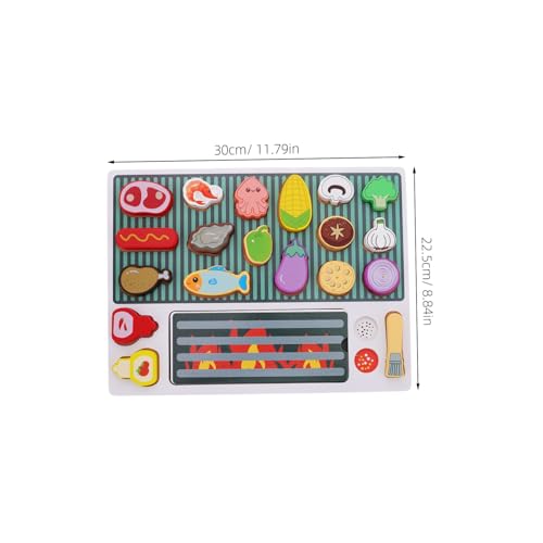 CORHAD Holzgrill Spielset für Realistisches BBQ Kindgerechtes Grillspiel mit Langlebigem Holz Fördert Kreativität und Feinmotorik Rollenspiel Zubehör für Jungen und Mädchen CORHAD Holzgrill Spielset für Realistisches BBQ Kindgerechtes Grillspiel mit Langlebigem Holz Fördert Kreativität und Feinmotorik Rollenspiel Zubehör für Jungen und Mädchen von CORHAD