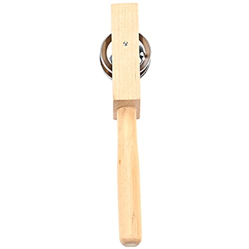 CORHAD Greifspielzeug Baby Holzhandglocke Musikalisches Lernspielzeug Für Kleinkinder Schüttelglocke Als Percussion Instrument Zufälliger Stil Pädagogisches Für Ab 1 Jahr Neugeborenen Spielzeug von CORHAD